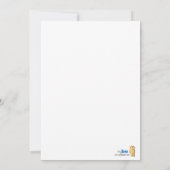 かえるの王子様とお姫様 5x7 ベビーシャワー招待状 招待状 (裏面)