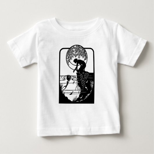 かえるの王子様ベビーTシャツ ベビーTシャツ (正面)