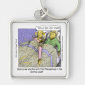 かかしが離婚するおもしろい理由 キーホルダー (正面)