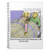 かかしが離婚するおもしろい理由 ノートブック (正面)