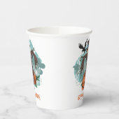 かかしとカボチャのハロウィン 紙コップ (左)