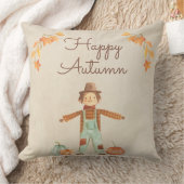 かかしとカボチャフェスティバル秋 クッション (ブランケット)