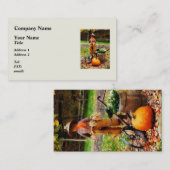 かかしとカボチャ 名刺 (正面/裏面)