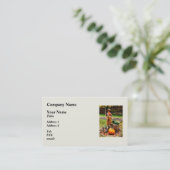 かかしとカボチャ 名刺 (スタンド正面)