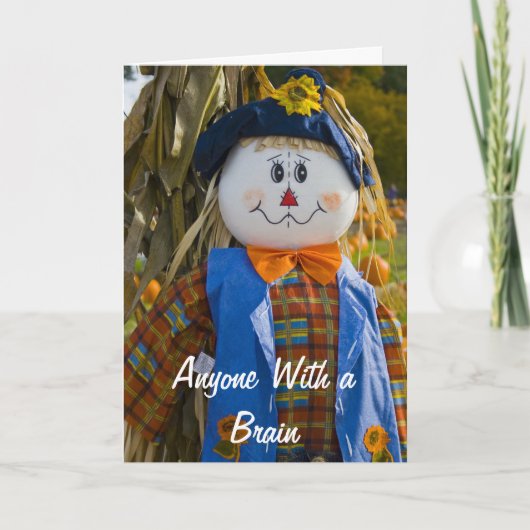 かかしのバースデー・カード カード (正面)