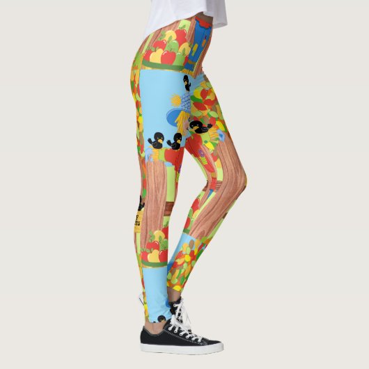 かかしの塀場面I レギンス (右)