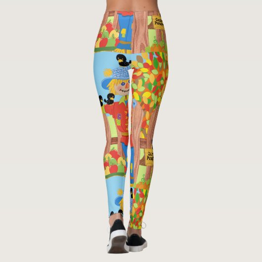 かかしの塀場面I レギンス (裏面)