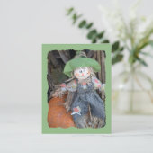 かかしの子ども誕生日パーティーの装飾招待状 招待状 (スタンド正面)