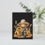 かかしの挨拶 ポストカード (スタンド正面)