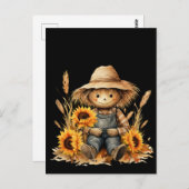 かかしの挨拶 ポストカード (正面/裏面)