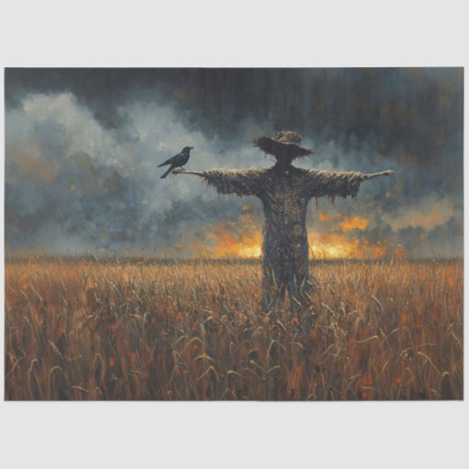 かかしの時計の切り離 薄葉紙 (正面)