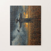 かかしの時計 ジグソーパズル (縦)