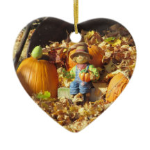 かかしはカボチャの玉座に王さま