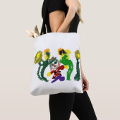 かかしひまわりの喜び トートバッグ (クローズアップ)