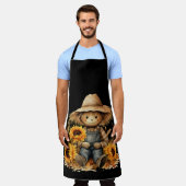 かかしエプロン エプロン (着用した状態)