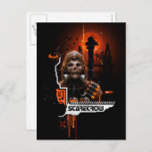 かかしオレンジ ポストカード (正面/裏面)