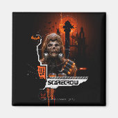 かかしオレンジ マグネット (正面)