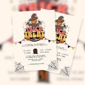 かかしカボンプキントリックオアトリートハローウィンパーティ 招待状