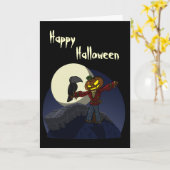 かかしカード カード (黄色い花)