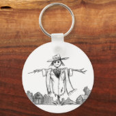 かかしキーチェーン キーホルダー (正面)