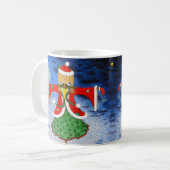 かかしクリスマスマグ コーヒーマグカップ (正面左)