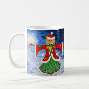 かかしクリスマスマグ コーヒーマグカップ