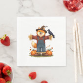 かかしサモエド犬 スタンダードランチョンナプキン (インサイチュ)