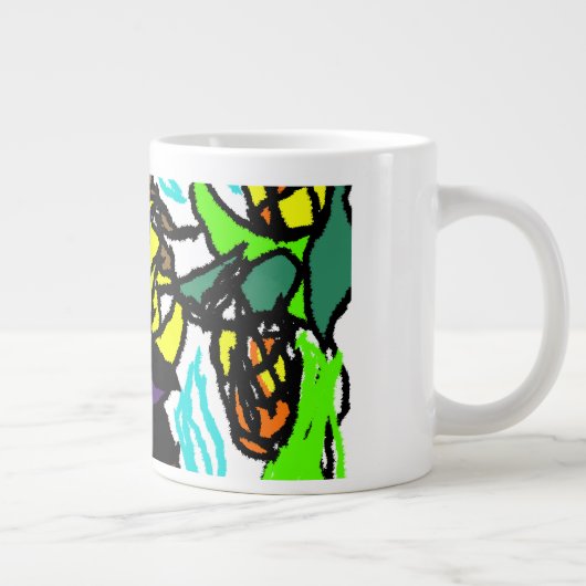 かかしスタイル ジャンボコーヒーマグカップ (右)