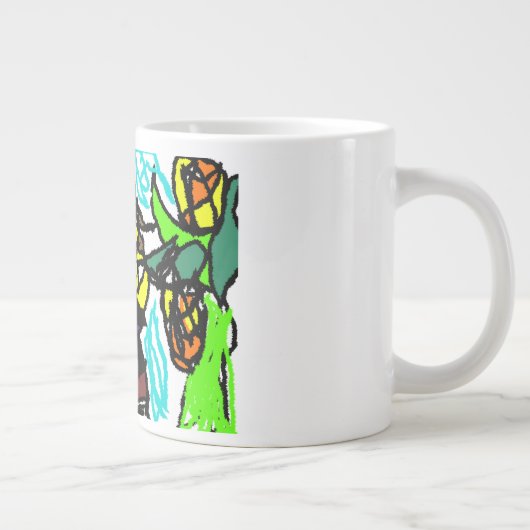 かかしスタイル ジャンボコーヒーマグカップ (右)