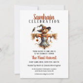 かかしハロウィンハーベストハローウィンパーティ 招待状 (正面)