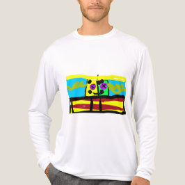 かかしビル晴れ トライブレンドTシャツ