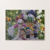 かかしファミリースクエア ジグソーパズル (横)