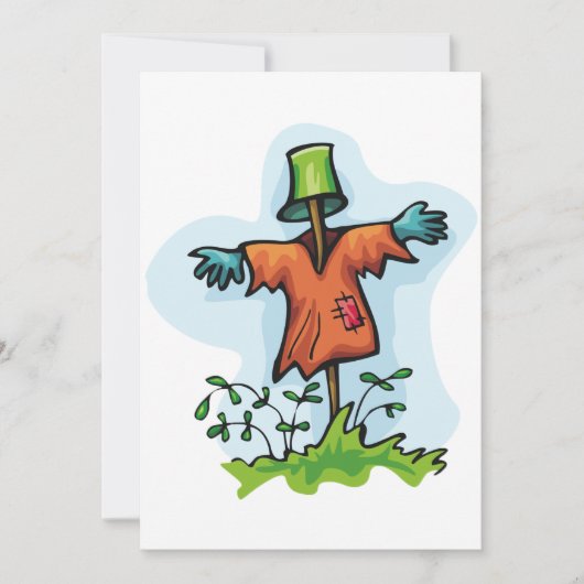 かかし招待状 招待状 (正面)