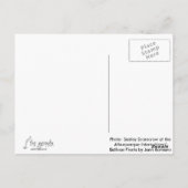 かかし熱気球はがき ポストカード (裏面)