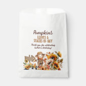 かかし秋ひまわり誕生日 フェイバーバッグ (正面)