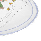 かかし秋ハーベストパンプキンパッチウォーター色 カッティングボード (角)