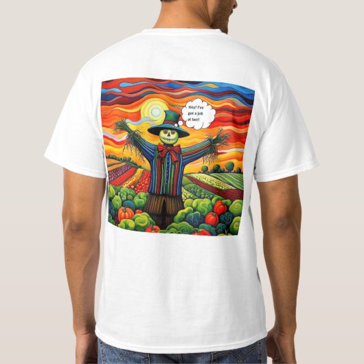 かかし職 Tシャツ (裏面)