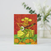 かかし遊がバンジョー絵画の ポストカード (スタンド正面)