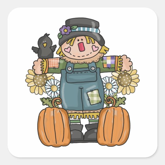 かかし スクエアシール (正面)