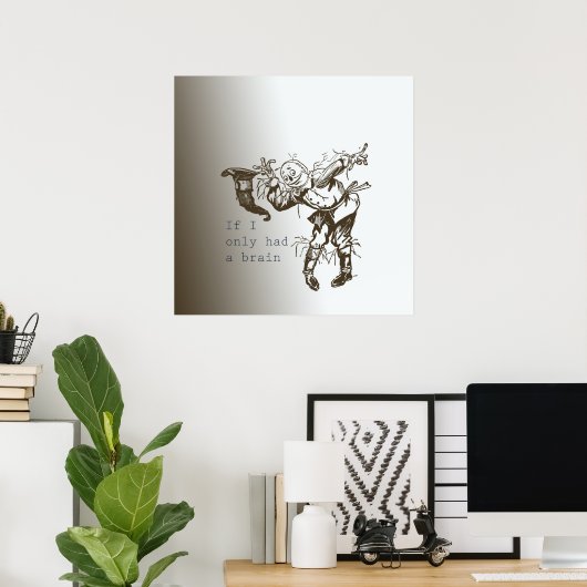 かかし ポスター (ホームオフィス)