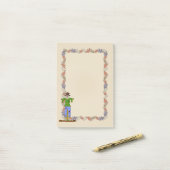 かかし ポストイット (デスク上)