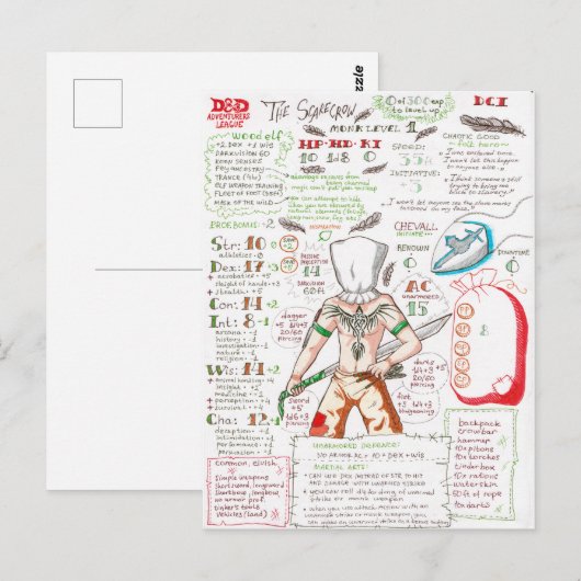 かかし ポストカード (正面/裏面)