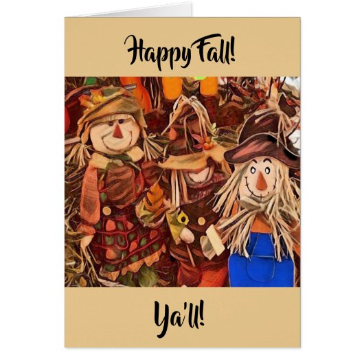 かかし-挨拶状 (正面)