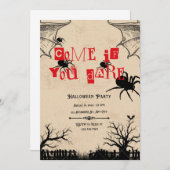 かかってこい 招待状 (正面/裏面)