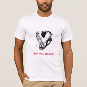 「かかとのフックはどうだ?」 BJJ Tシャツ