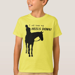 かかとの側面の一見 Tシャツ