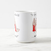 かかとの契約を締め切る! コーヒーマグカップ (中央)