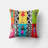 かかとの私の夢の追跡 クッション (裏面)