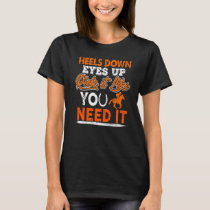 かかとを下の目を上に乗る必要があるようにItレトロ Tシャツ