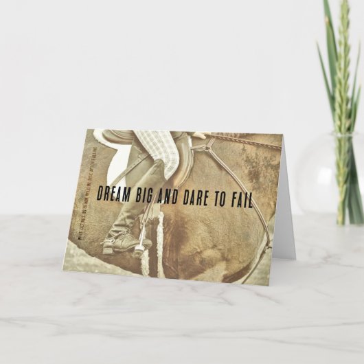 かかとを下ろして グリーティングカード サンキューカード (正面)